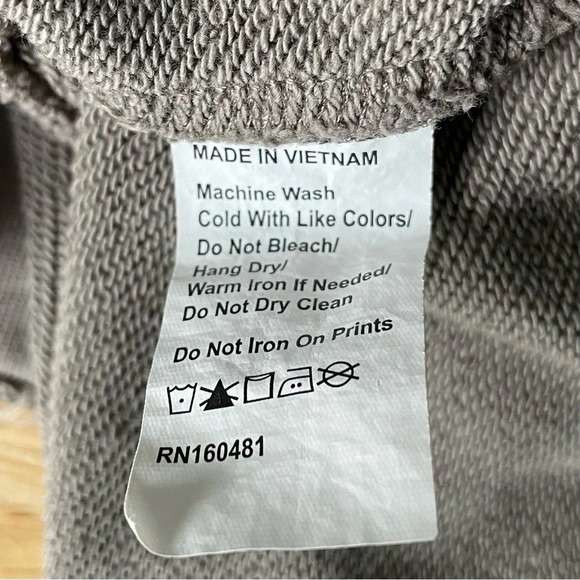 LQD V4 Crewneck Terry Pullover Sweatshirt/Gray - 29823 - Picture 14 of 14